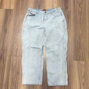 Vintage Butter Very Baggy Jeans Mens 34 (36x27.5) Tapered Leg Skate Streetwear
